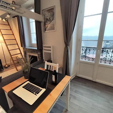 公寓 Cosy, Hyper Centre D'aix, Vue Montagnes, Proche Thermes 艾克斯莱班