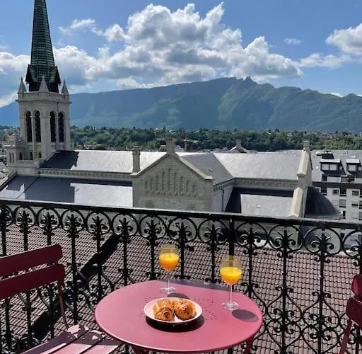 Cosy, Hyper Centre D'aix, Vue Montagnes, Proche Thermes *