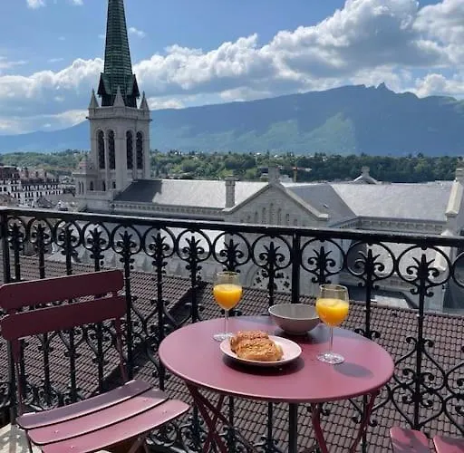 Cosy, Hyper Centre D'aix, Vue Montagnes, Proche Thermes Apartman